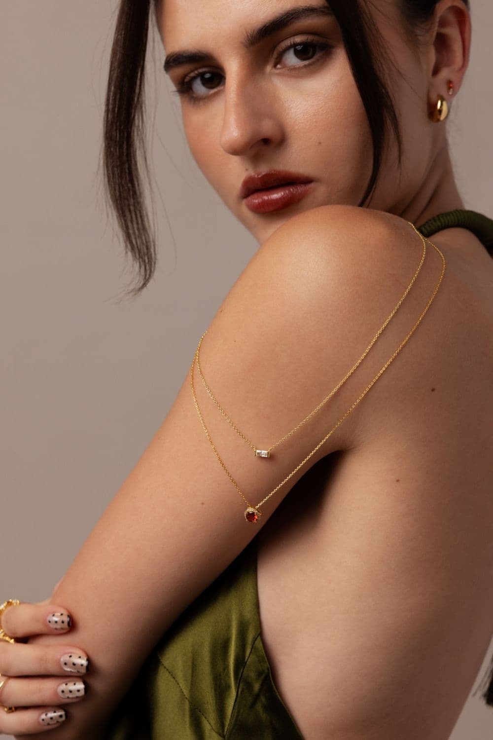 Style: Olive Silk