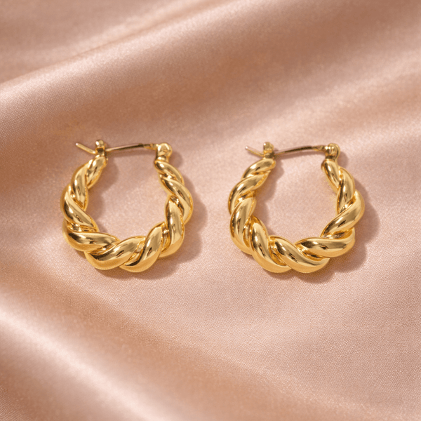 Croissant Hoop Earrings - Lenoir - Earrings