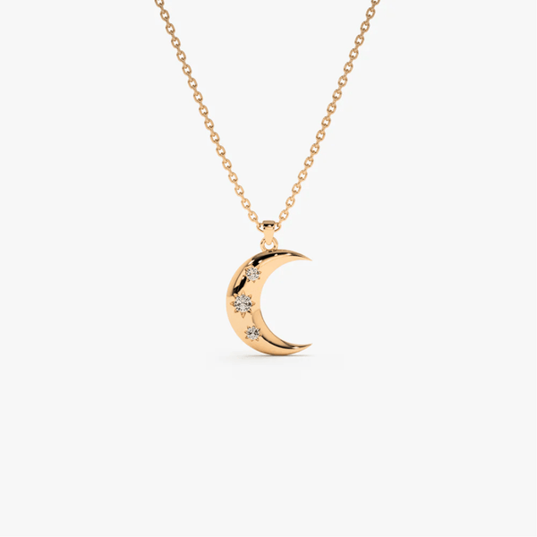 Lune Pendant Necklace - Lenoir - 