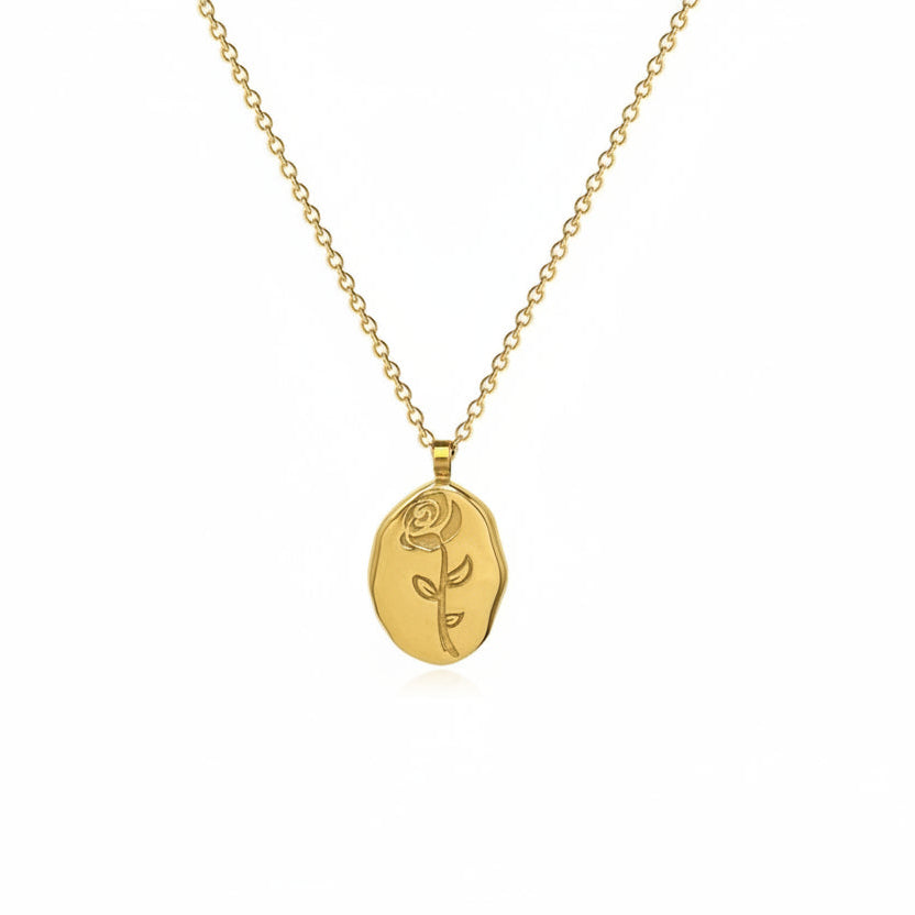 Rosie Medallion Necklace - Lenoir - Necklace