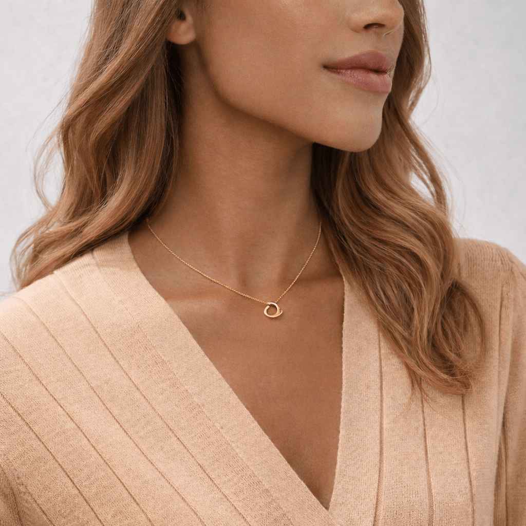 Soft Heart Pendant Necklace - Lenoir - Necklace